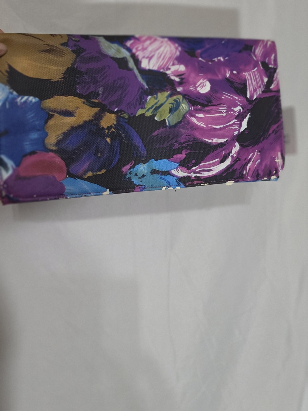 Floral Purple Multi Women's Clutch Phone Case